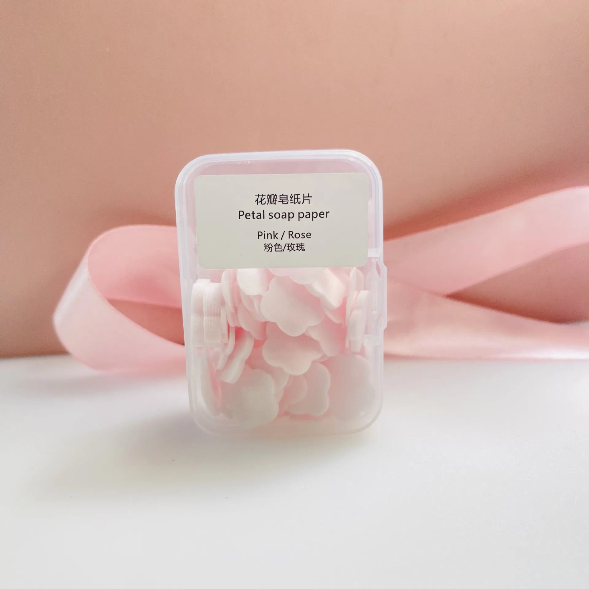 10659 02-b01-07  Mini jabón de papel portátil de osos de colores