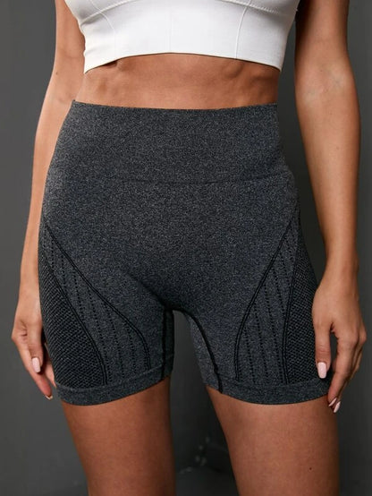 6686 a02-09 Yoga Basic Shorts biker deportivos ancho cintura banda