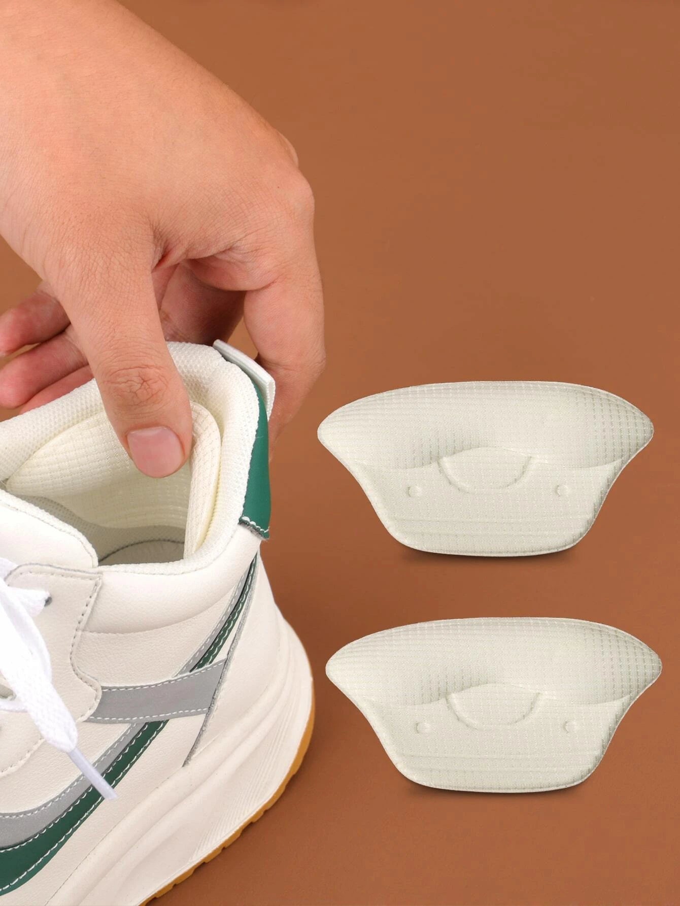 4394 a09-10 1 par poliéster tacón protección minimalista Accesorios para Zapatos deportivos