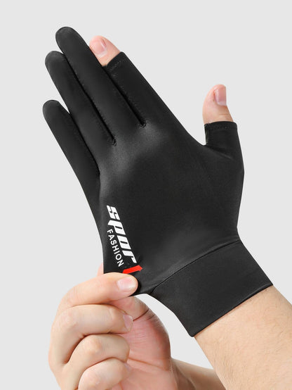 5993 1 par Guantes seda de hielo protección solar anti deslizante pesca deportivo