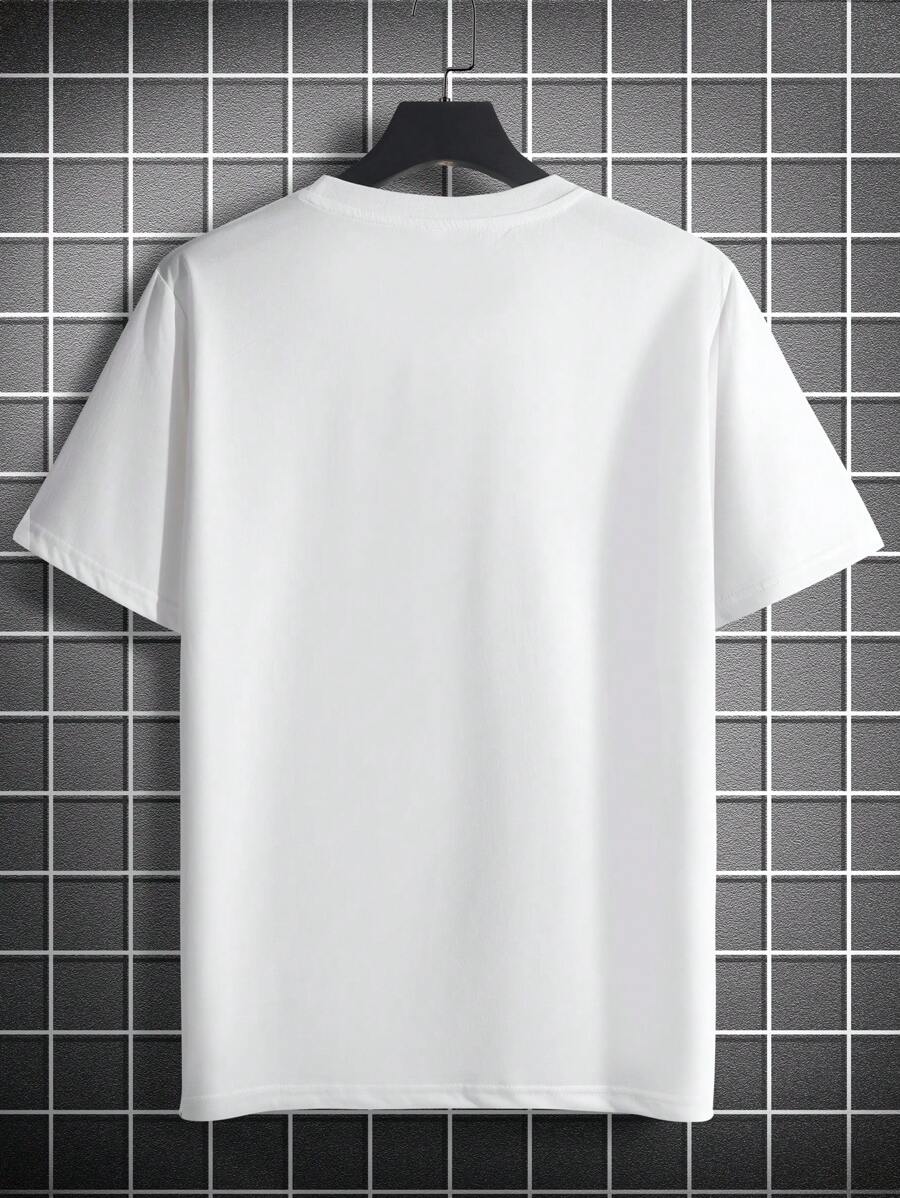 9910 a06-02 Camiseta con estampado de letra