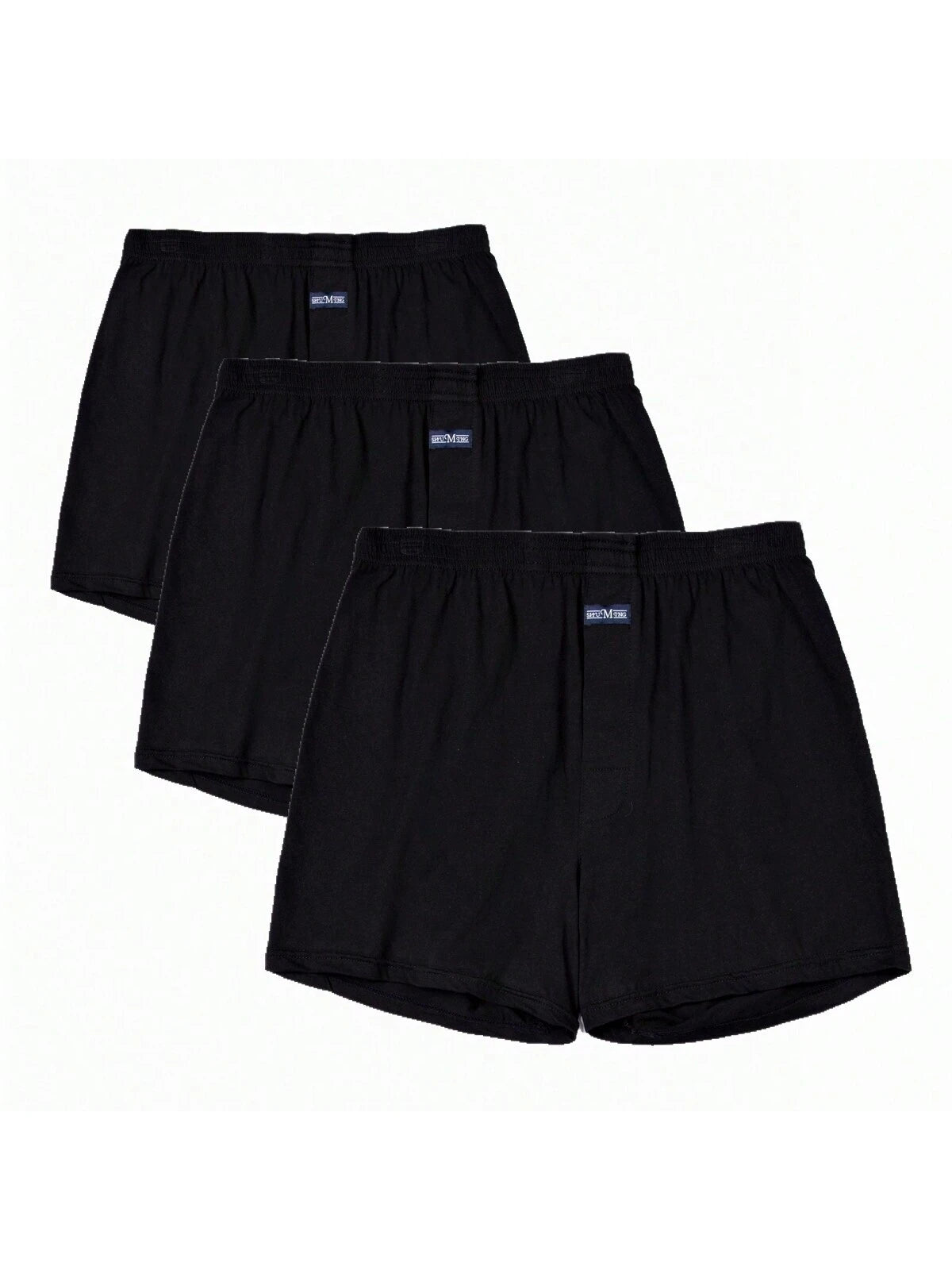 8057 1a-07-04 Tres Piezas/set Boxers Sueltos Y Cómodos Para Usar En Casa O Al Aire Libre (para Hombres)