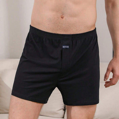 8057 1a-07-04 Tres Piezas/set Boxers Sueltos Y Cómodos Para Usar En Casa O Al Aire Libre (para Hombres)