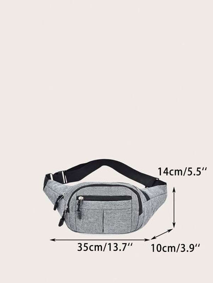 6399 a01-13 Bolsa De Cintura De Moda Para Hombres Y Mujeres