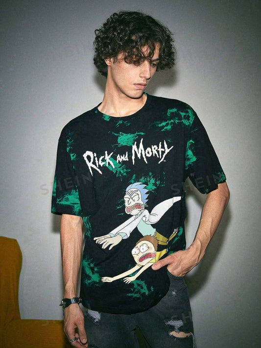 16635 1a-015 Polo Hombre Diseño Rick and Morty 1 Pza