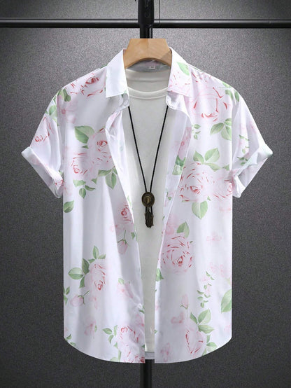 14112 2a-05-01 Camisa Estampada Con Flores 1 Pza