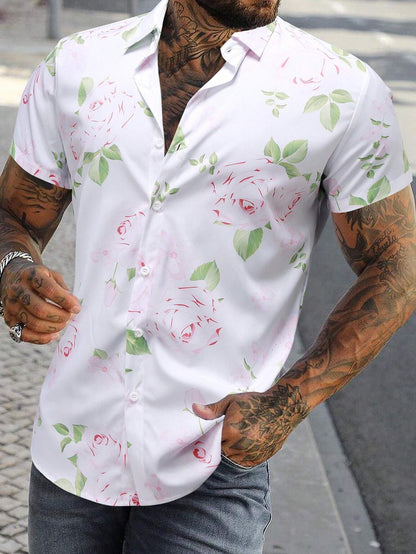 14112 2a-05-01 Camisa Estampada Con Flores 1 Pza