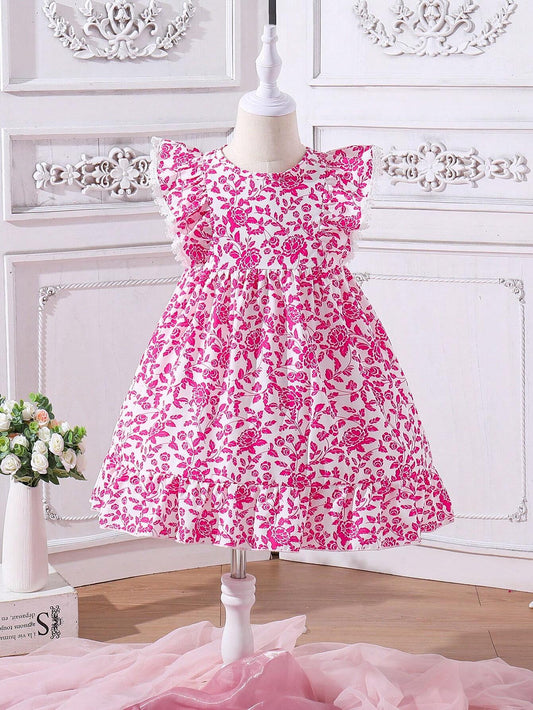 12315 2a-03-09 Vestido Floral Niñas 1 Pza