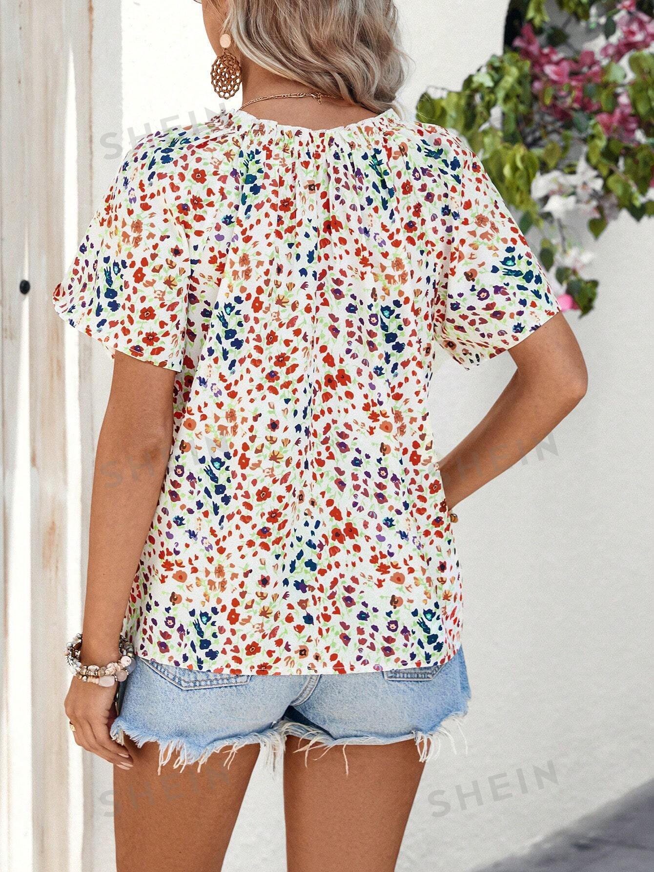 15904 2a-01-09 Blusa diseño flores 1 Pza