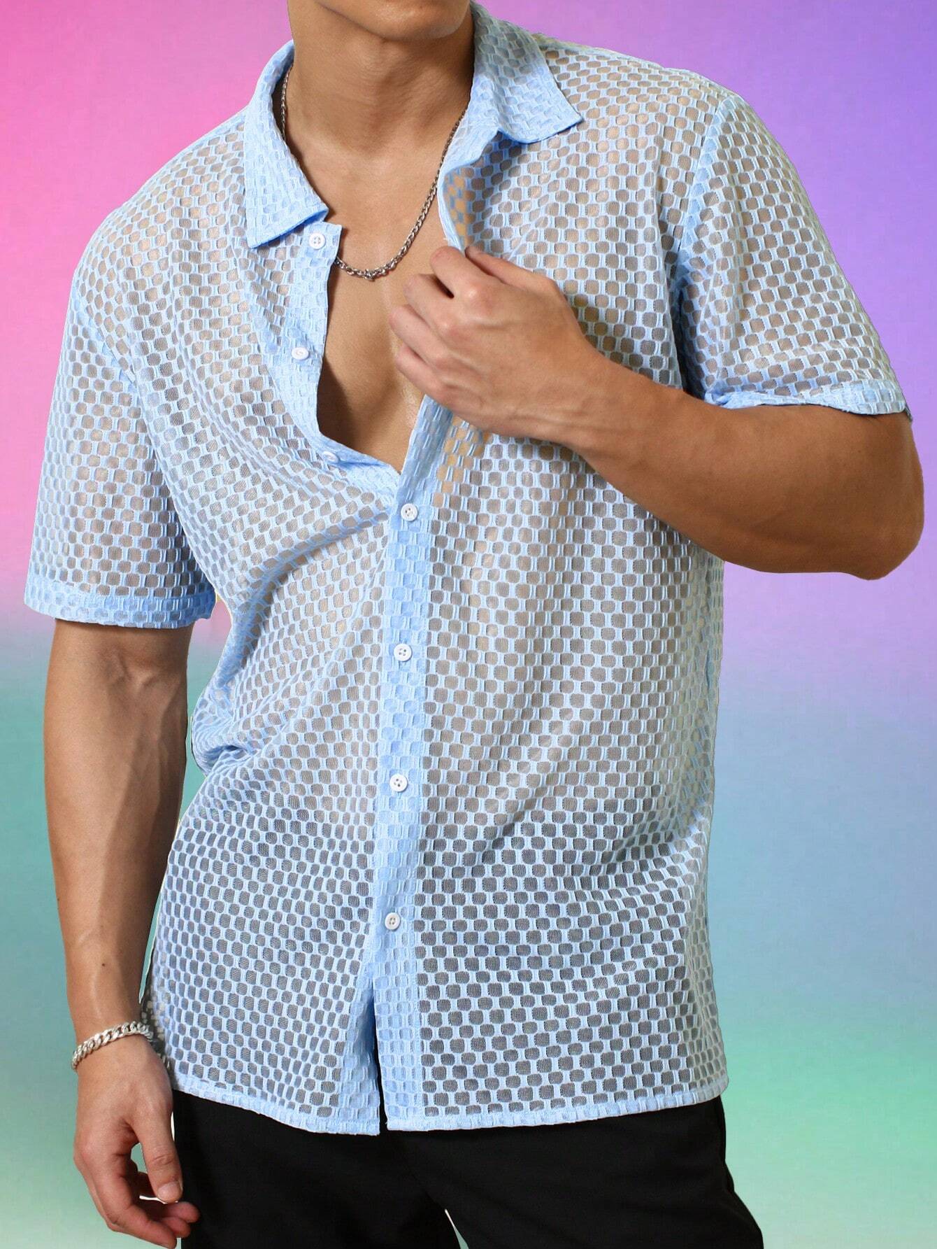 13929 2a-04-23 Camisa transparente 1 Pza