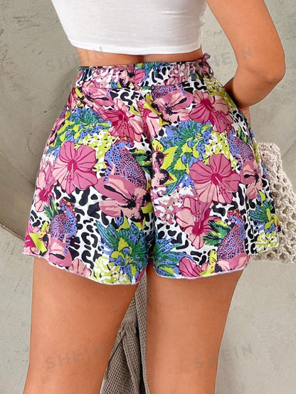 13736 1a-05-05 Short Floreado 1 Pza