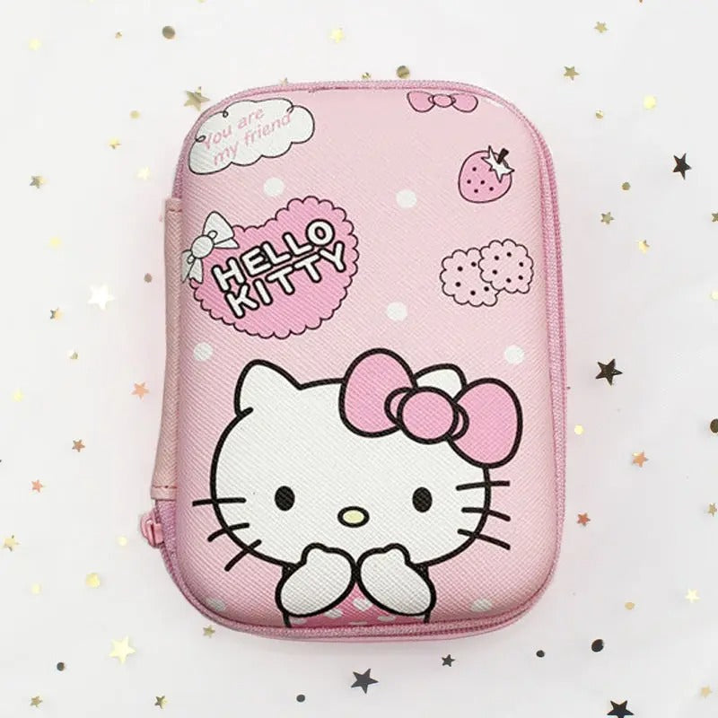 6447 Hello Kitty-bolsa de almacenamiento para cargador de cables