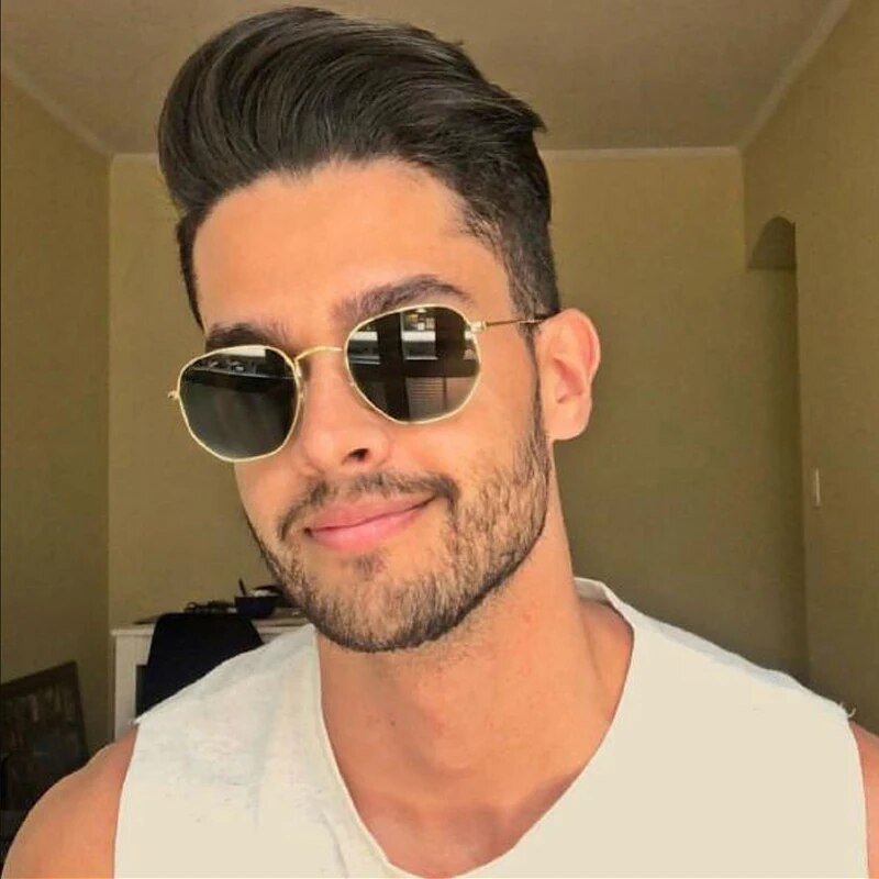 6510 a10-10 Gafas De Sol cuadradas para hombre