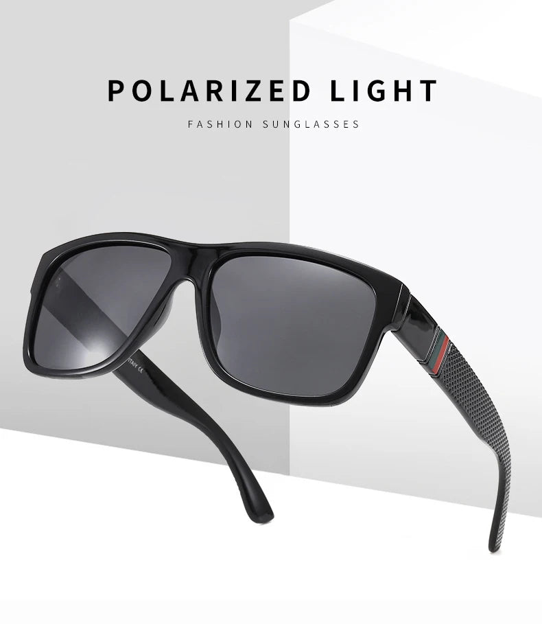 11301 1-b04-01 Gafas de sol polarizadas cuadradas de moda