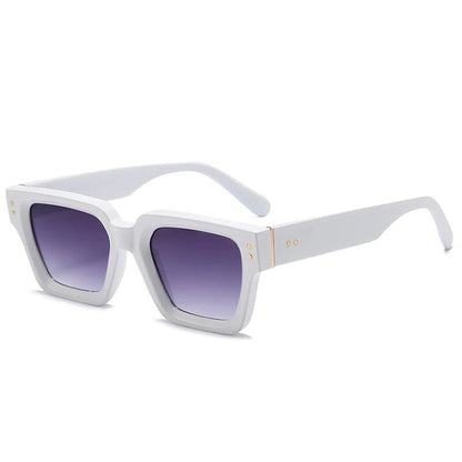 6519 a10-11 Gafas de sol cuadradas con montura gruesa para hombre y mujer