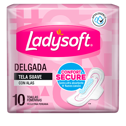 16558 1c-02-11 LadySoft delgada con alas 10 unidades